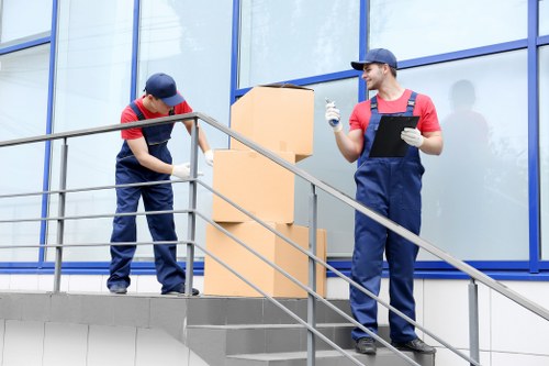 Packing and securing items inside a moving truck
