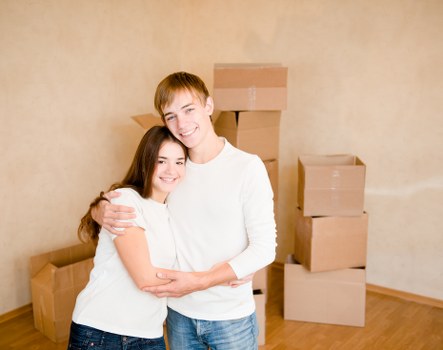 Removalists loading furniture for a house move in Enfield