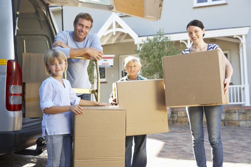 Careful loading and transport for a move in Enfield