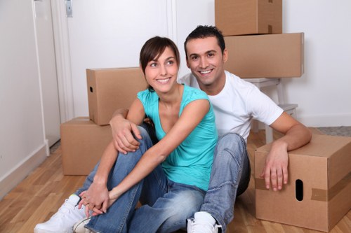 Local removal truck service supporting a move in Enfield