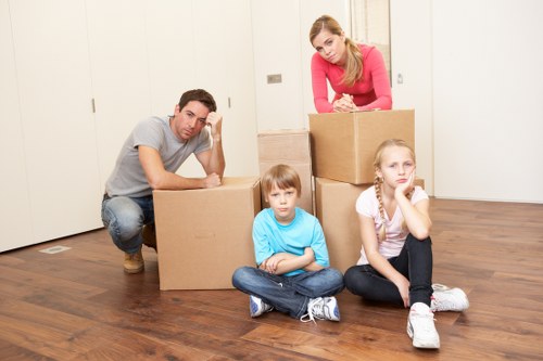 Careful furniture handling for student move in Enfield flats