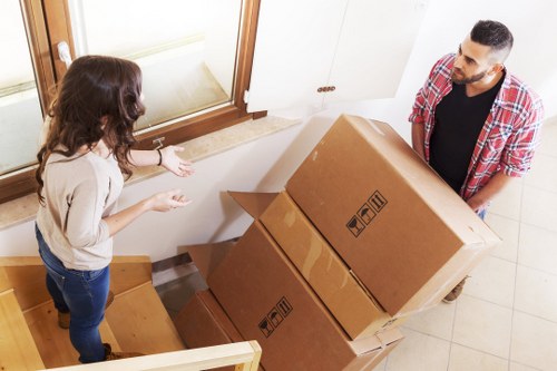 Enfield removal van helping with a home or office move