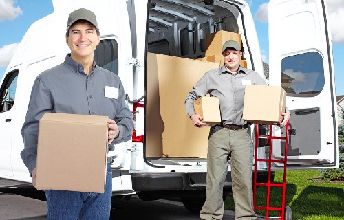 Customer confirming a moving booking and service details