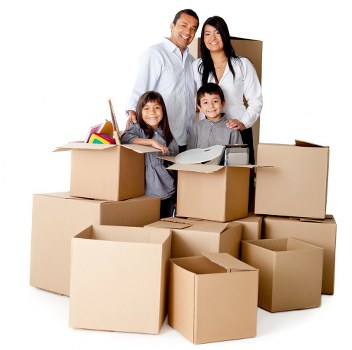 Commercial office moving support with packing and transport